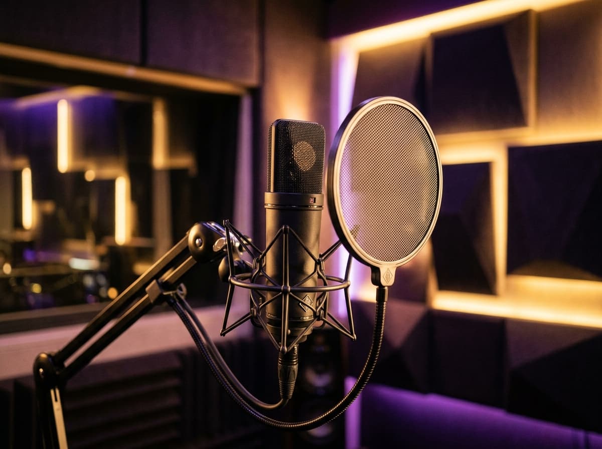 Isolated recording booth used for regional-language speech data collection